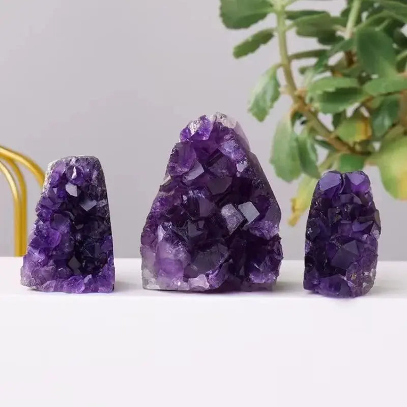 Natural Uruguay Amethyst Geode - with or without base - Serenity Factory US