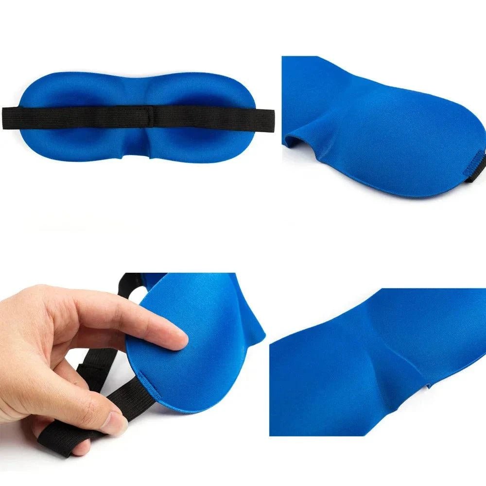 3D Contoured Sleep Mask - Lightweight, Adjustable & 100% Light Blocking - Serenity Factory