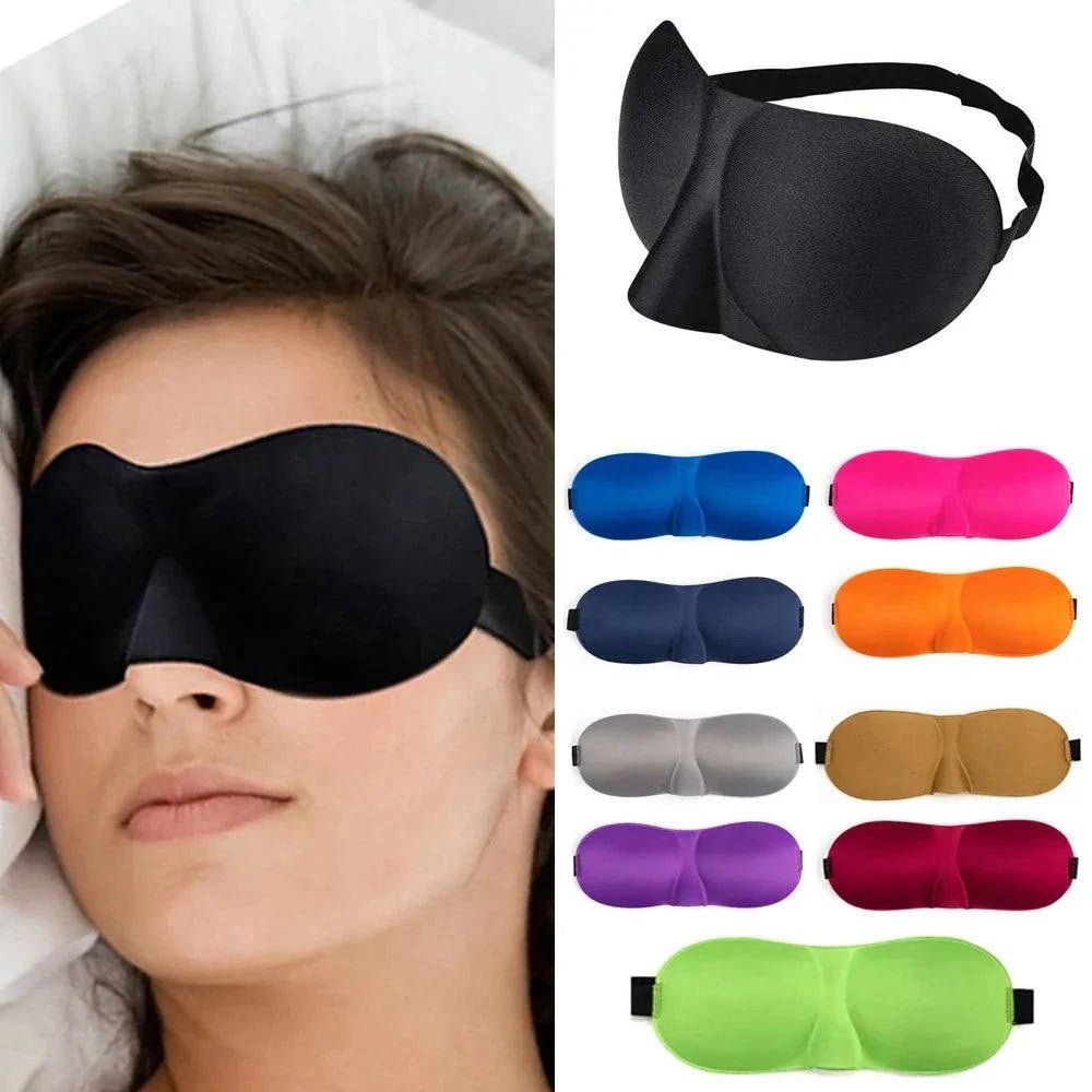 3D Contoured Sleep Mask - Lightweight, Adjustable & 100% Light Blocking - Serenity Factory