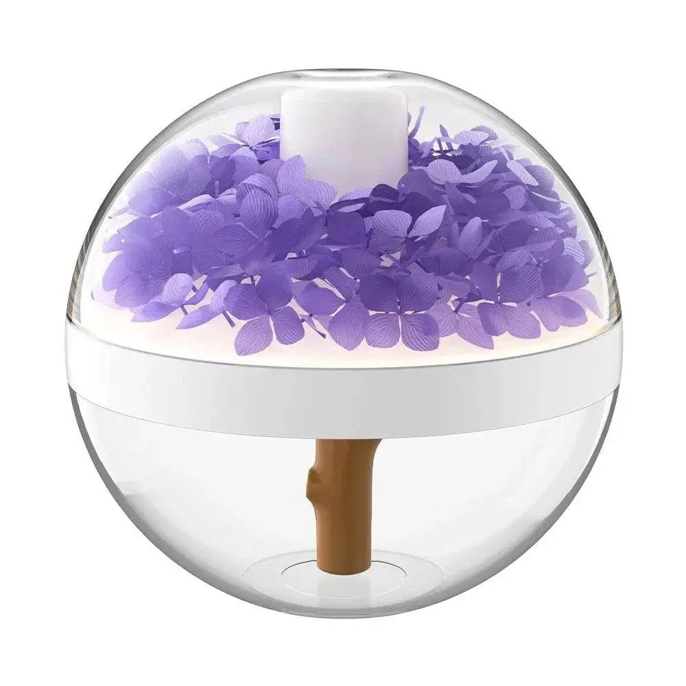 Eternal Flower Humidifier – Rechargeable Mist & Light for Calm Spaces - Serenevi