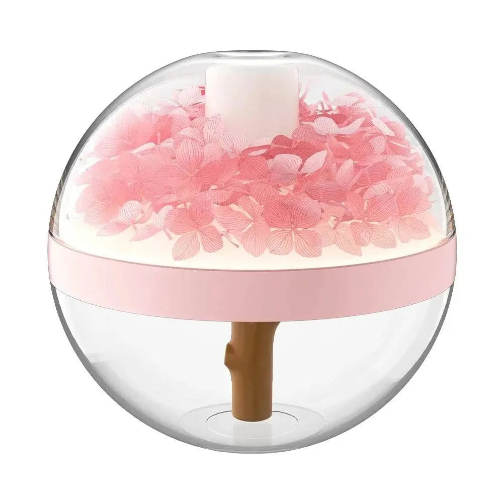 Eternal Flower Humidifier – Rechargeable Mist & Light for Calm Spaces - Serenevi