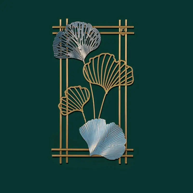 Lightweight Iron Leaf Wall Hanging Ornament - Serenity Factory US