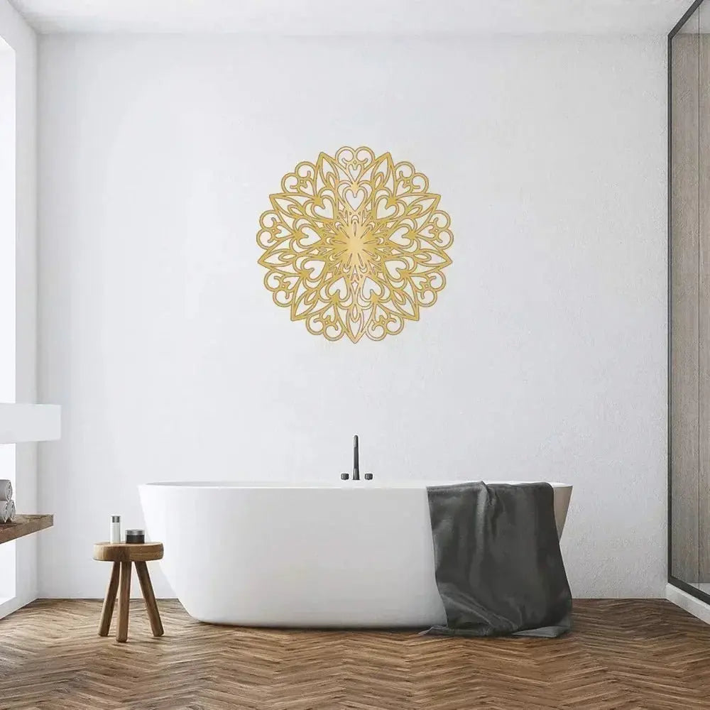 Lotus Mandala for Zen Vibes - Metal Wall Art - Serenity Factory US