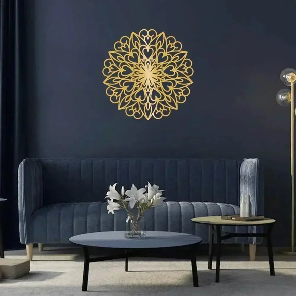 Lotus Mandala for Zen Vibes - Metal Wall Art - Serenity Factory US