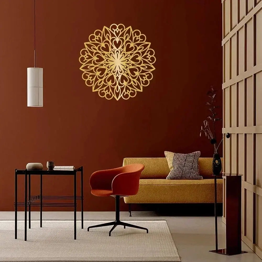 Lotus Mandala for Zen Vibes - Metal Wall Art - Serenity Factory US