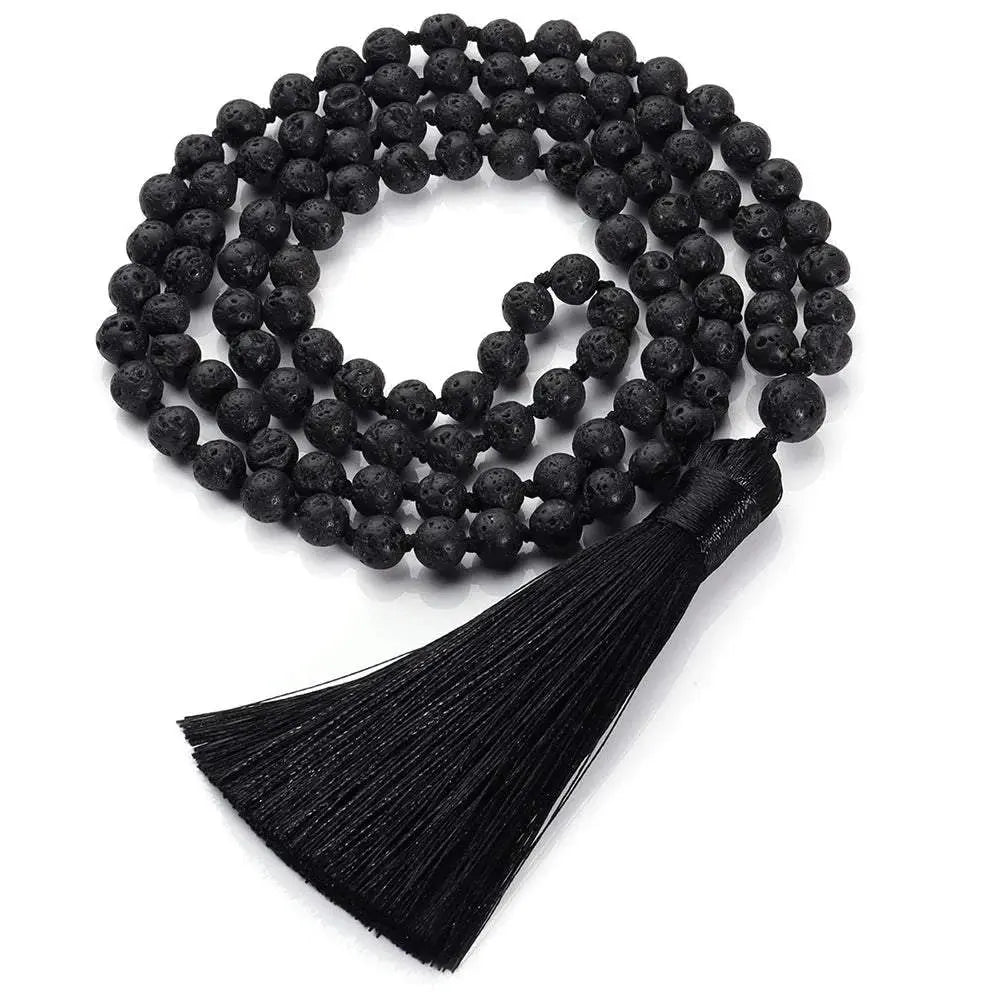 Gemstone Knotted Malas - Choose between 10 stones and energies - Serenity Factory