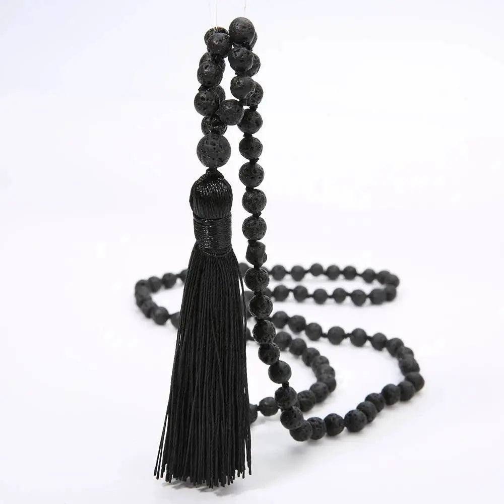 Gemstone Knotted Malas - Choose between 10 stones and energies - Serenity Factory