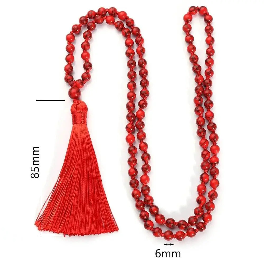 Gemstone Knotted Malas - Choose between 10 stones and energies - Serenity Factory