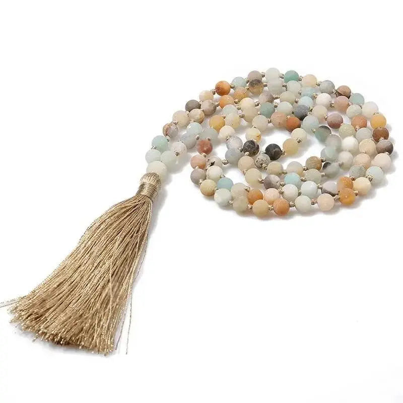 Gemstone Knotted Malas - Choose between 10 stones and energies - Serenity Factory