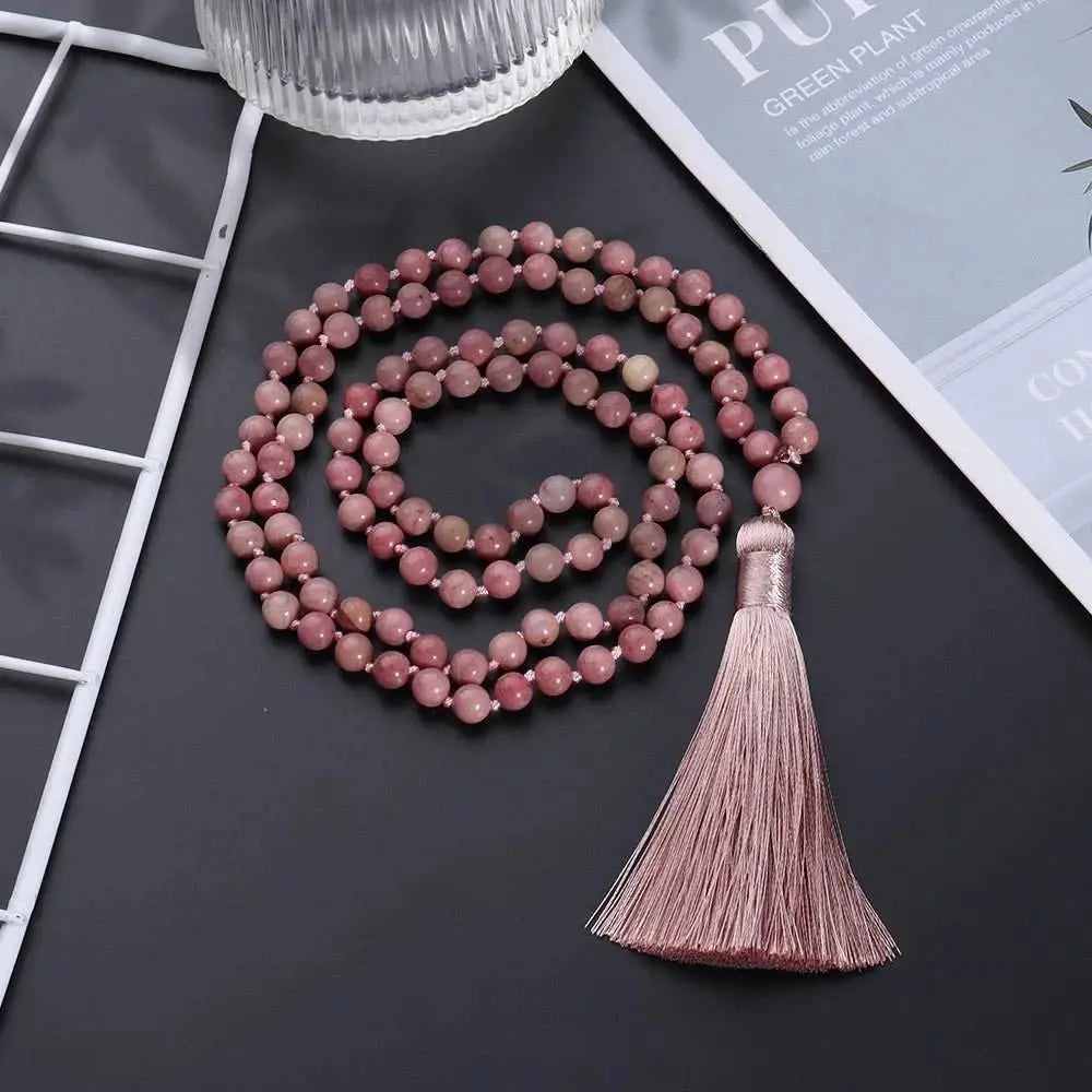 Gemstone Knotted Malas - Choose between 10 stones and energies - Serenity Factory