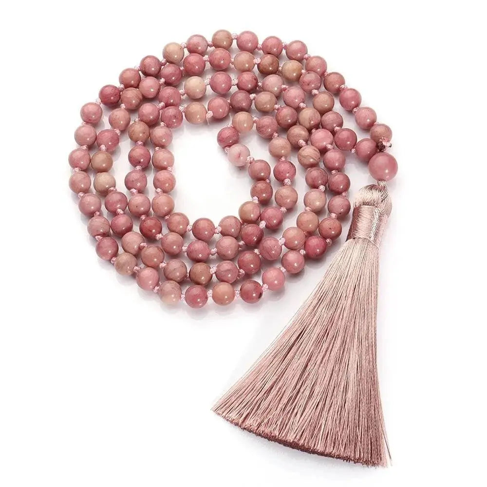 Gemstone Knotted Malas - Choose between 10 stones and energies - Serenity Factory