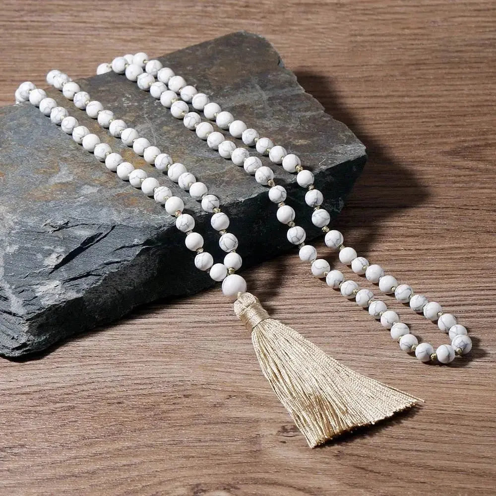 Gemstone Knotted Malas - Choose between 10 stones and energies - Serenity Factory