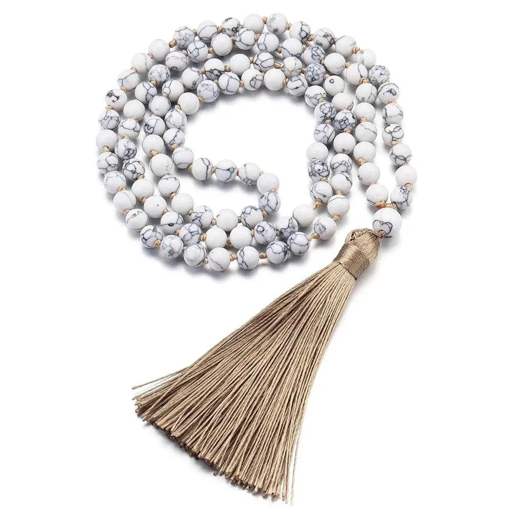 Gemstone Knotted Malas - Choose between 10 stones and energies - Serenity Factory