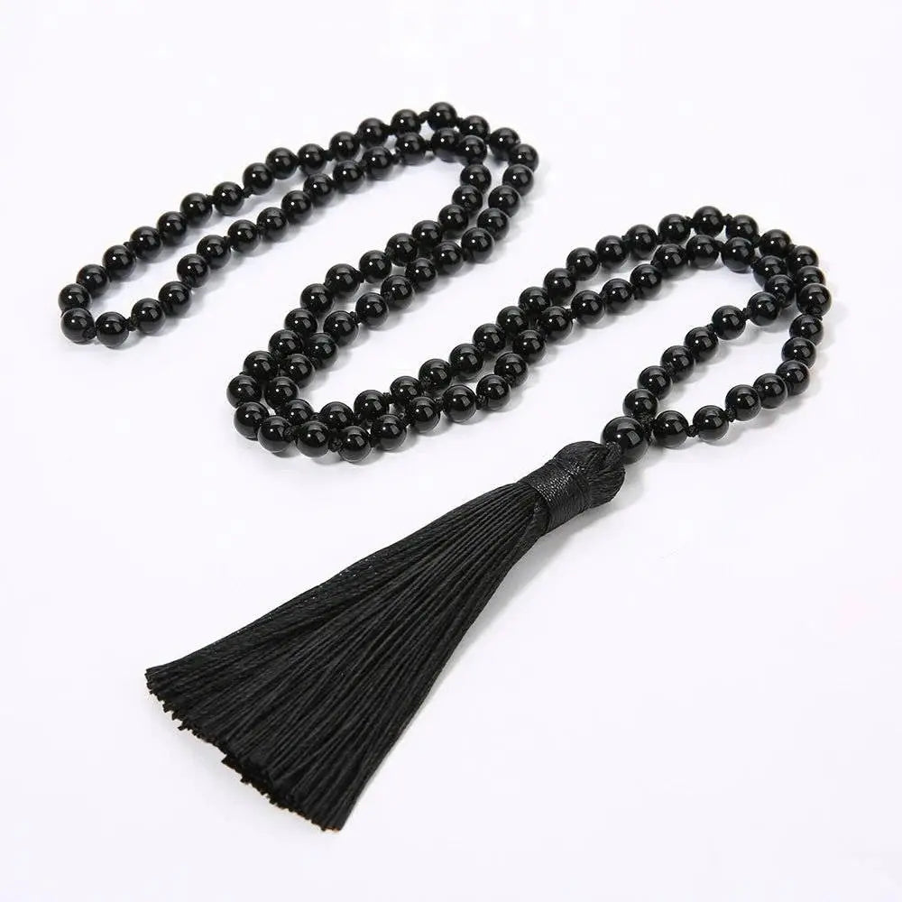 Gemstone Knotted Malas - Choose between 10 stones and energies - Serenity Factory