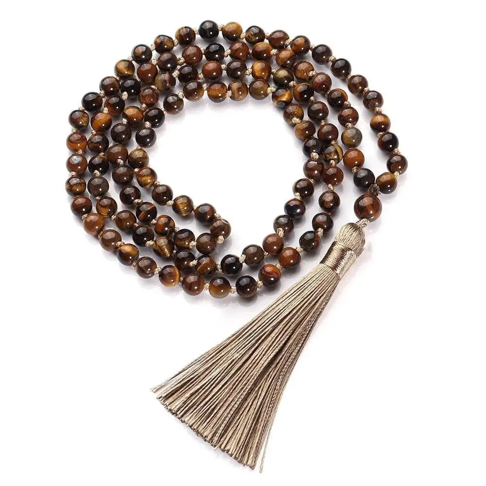 Gemstone Knotted Malas - Choose between 10 stones and energies - Serenity Factory