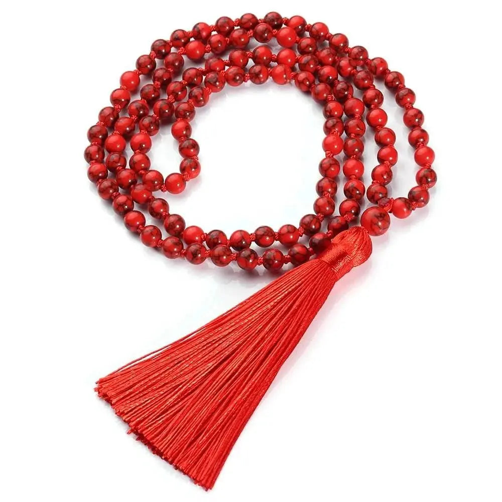 Gemstone Knotted Malas - Choose between 10 stones and energies - Serenity Factory