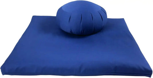 Meditation Cushion Set - Buckwheat Zafu and Zabuton - Made in USA - Serenity Factory US