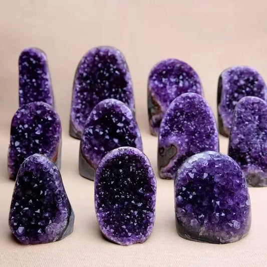 Natural Uruguay Amethyst Geode - with or without base - Serenity Factory US