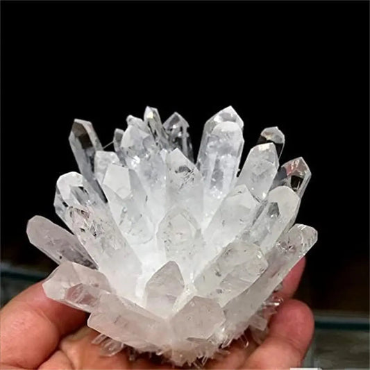 Radiant Rock or Green Crystal Cluster for Healing & Peace - Serenity Factory