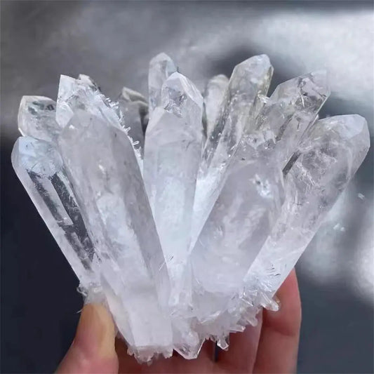 Radiant Rock or Green Crystal Cluster for Healing & Peace - Serenity Factory