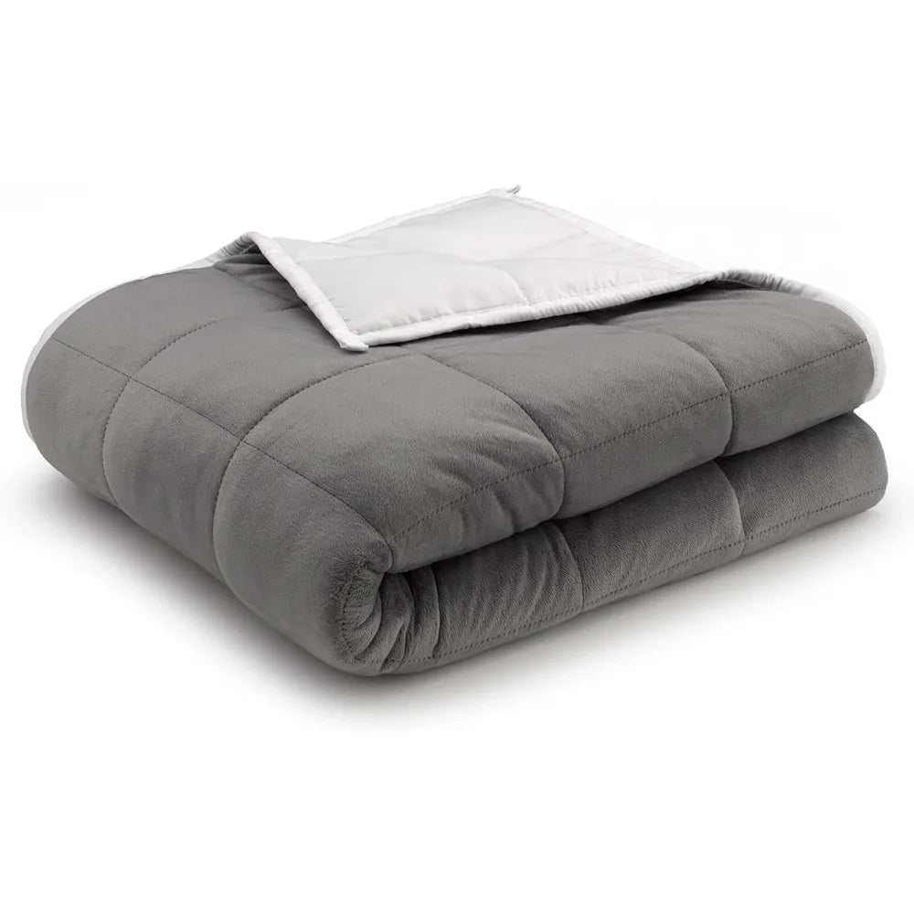 Deluxe Reversible Weighted Blanket, 15lbs