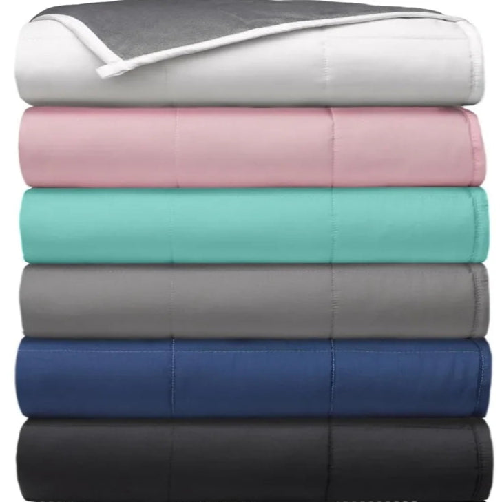 Deluxe Reversible Weighted Blanket, 15lbs