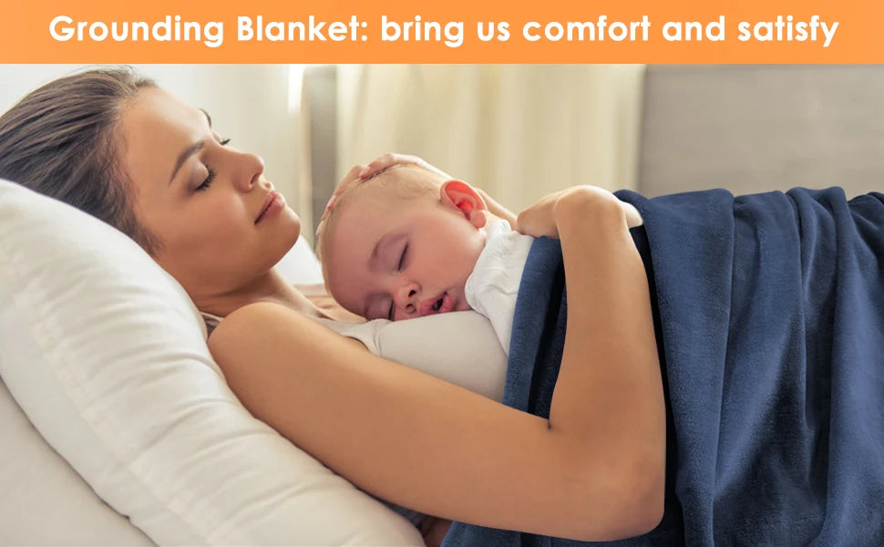 High-quality grounding blanket with conductive silver fiber - 3 sizes.