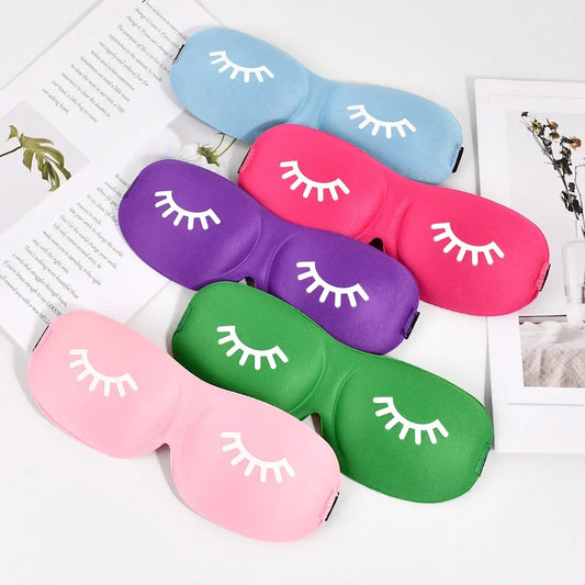 3D Sleep Mask – Ultra-Soft &amp; Comfortable, Cute eye lash design.