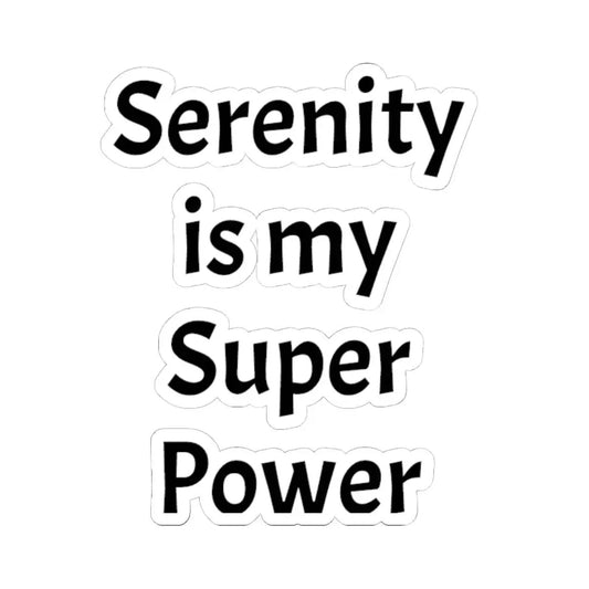 Serenity Kiss - Cut Stickers – Mindfulness & Meditation Decor for Calm Vibes - Serenity Factory