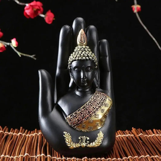 Standing Buddha in Hand Statue – Bring Peace to Your Space - Serenity Factory US