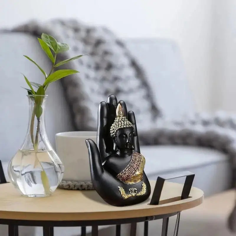 Standing Buddha in Hand Statue – Bring Peace to Your Space - Serenity Factory US