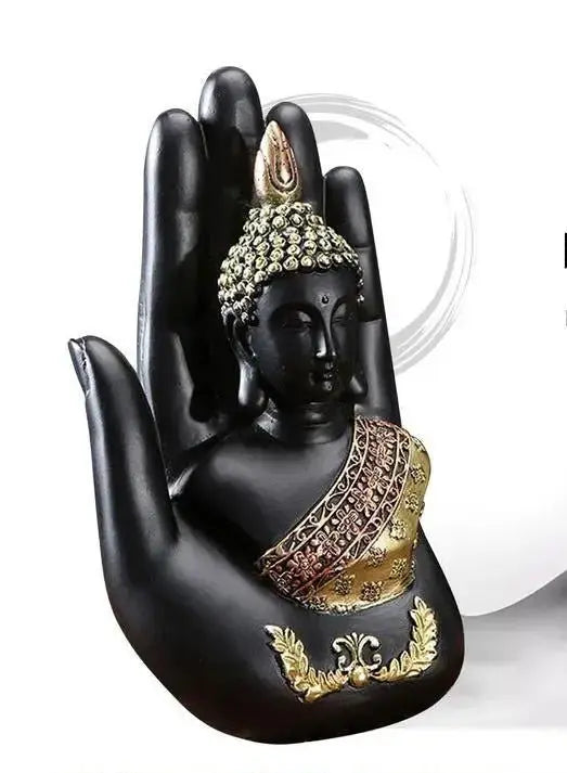 Standing Buddha in Hand Statue – Bring Peace to Your Space - Serenity Factory US