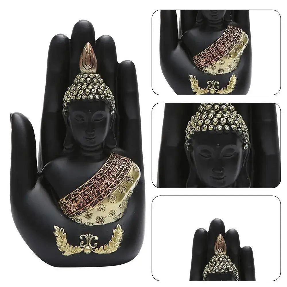 Standing Buddha in Hand Statue – Bring Peace to Your Space - Serenity Factory US