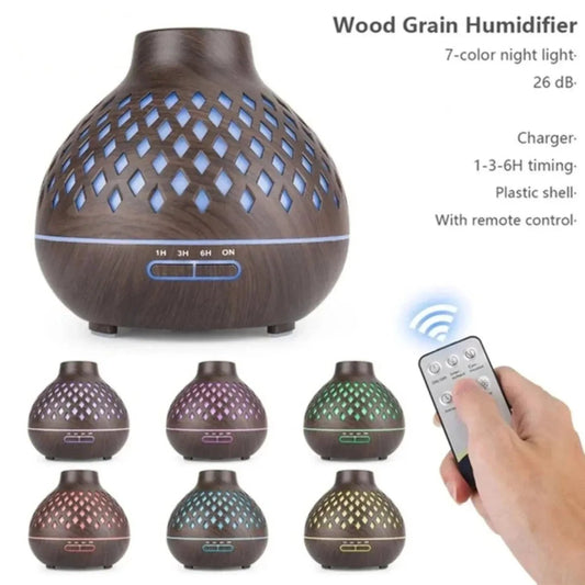 Aromatherapy Diffuser Humidifier with Ultrasonic Technology 500ml. - Serenity Factory