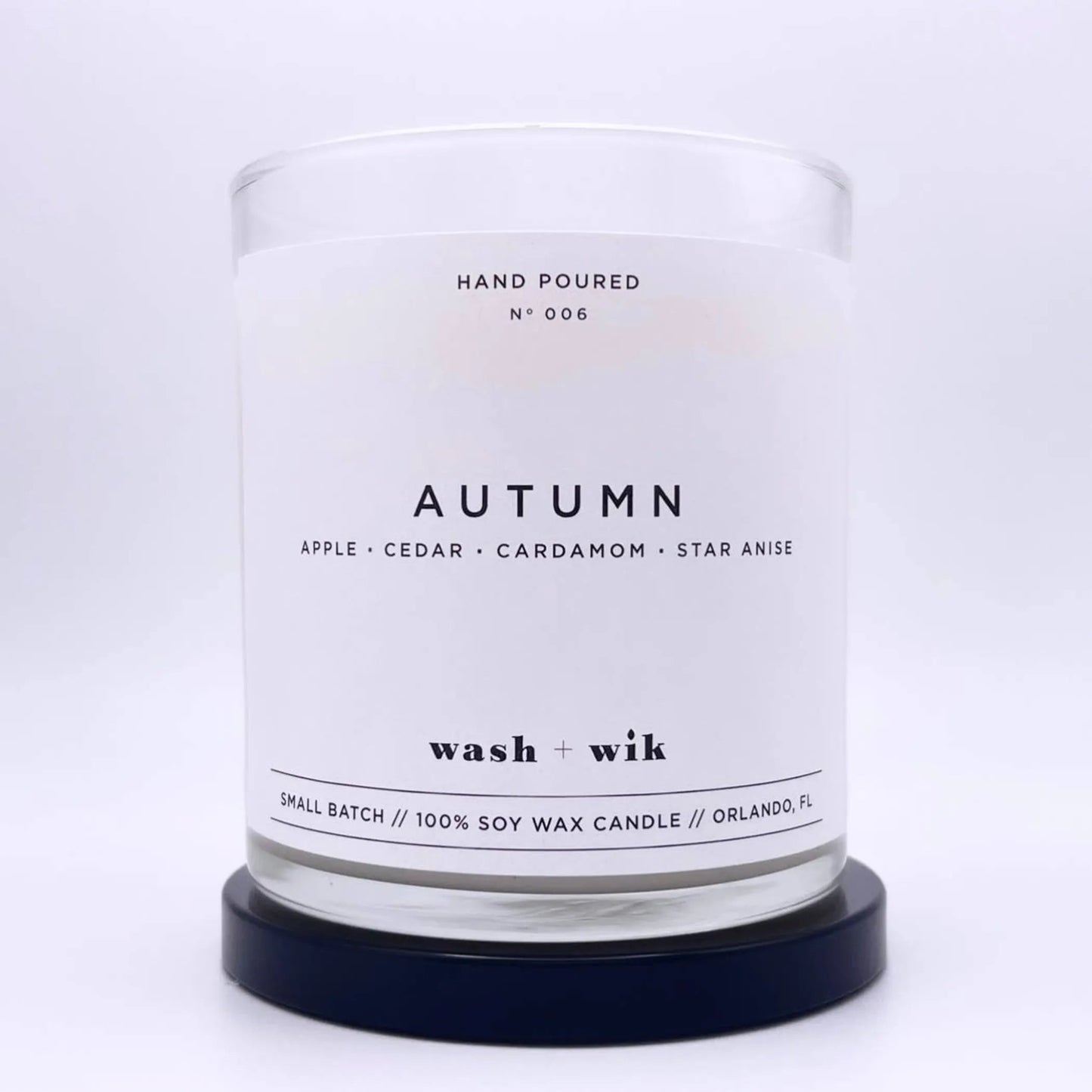 Autumn Soy Wax Candle | Fallen Leaves Scented - Serenity Factory