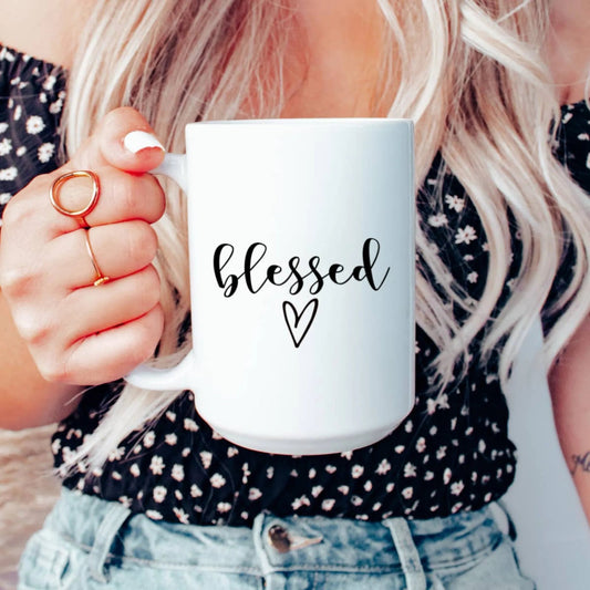 Blessed ceramic coffee mug - Serenity Factory