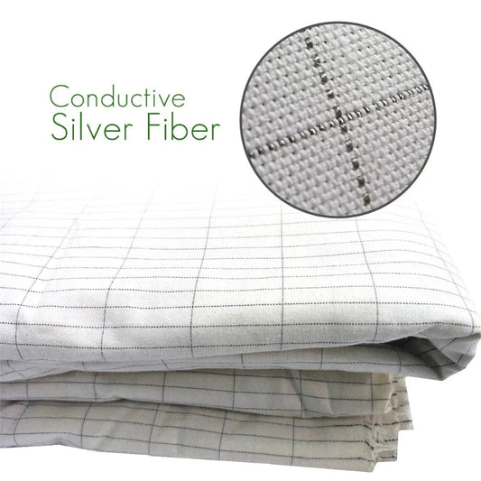 Earthing Bed Sheets with Conductive Silver Fiber. Several Sizes and Benefits. - Serenity Factory