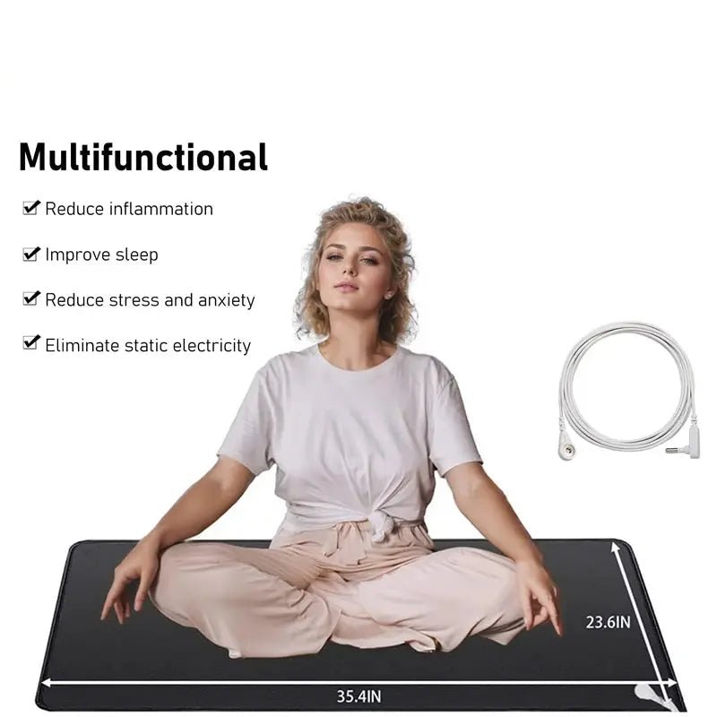 Grounding Mat – Boost sleep, reduce inflammation naturally 35.4x23.6 in - Serenity Factory