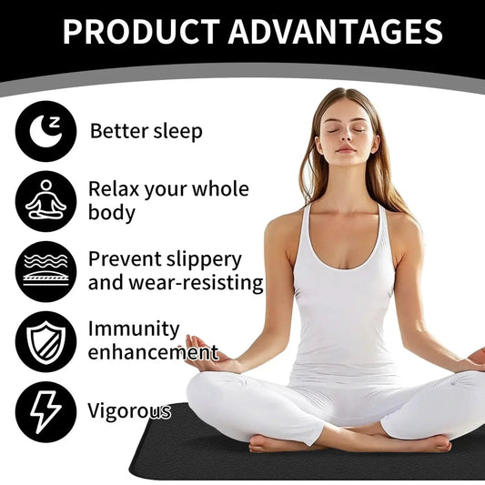 Grounding Mat – Multiple Sizes for Wellness, Sleep, and EMF Recovery - Serenity Factory