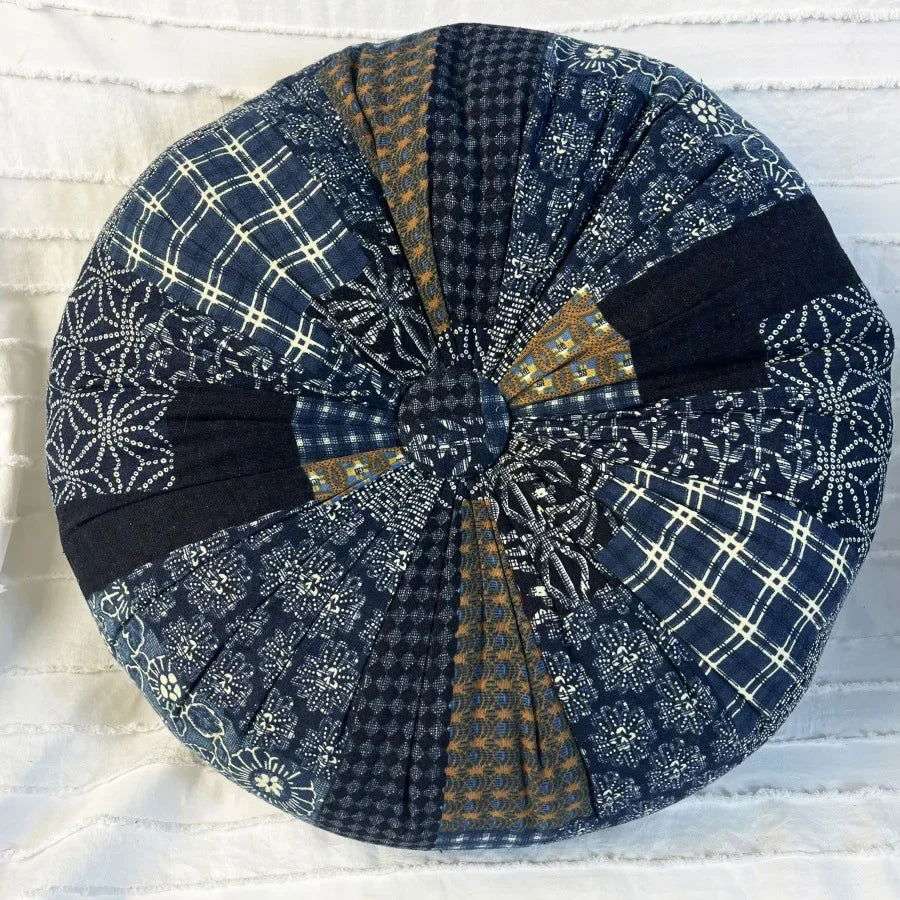 Handmade Boho Round Thick Floor Cushion - Serenity Factory