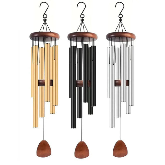 Large Aluminium Wind Chimes 37" / 26.8in ~ Deep Tone. 5 Colors - Serenity Factory