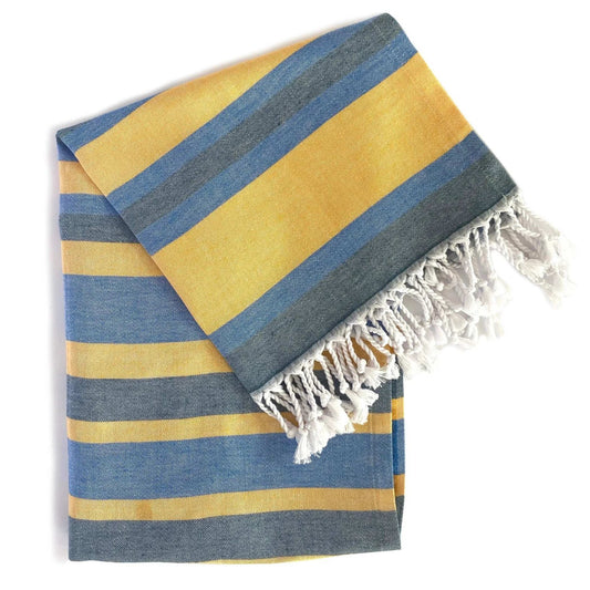 Large Samara Turkish Towel – Eco - Friendly, Soft Cotton (6'x3') - Serenity Factory