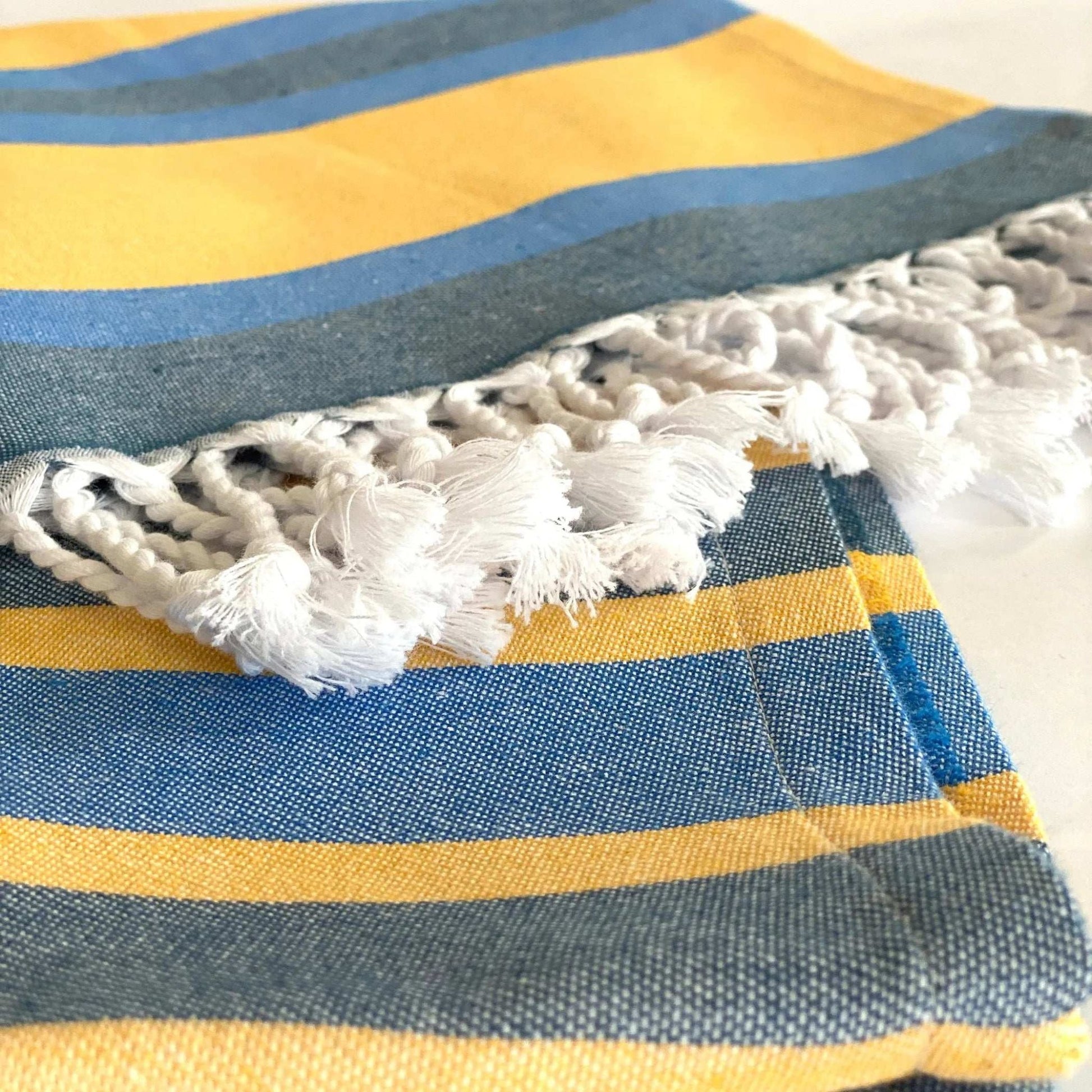 Large Samara Turkish Towel – Eco - Friendly, Soft Cotton (6'x3') - Serenity Factory