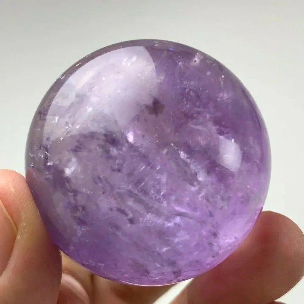 Mini Amethyst Sphere – Hand polished - One of a kind - 1.2" - 1.9" - Serenity Factory