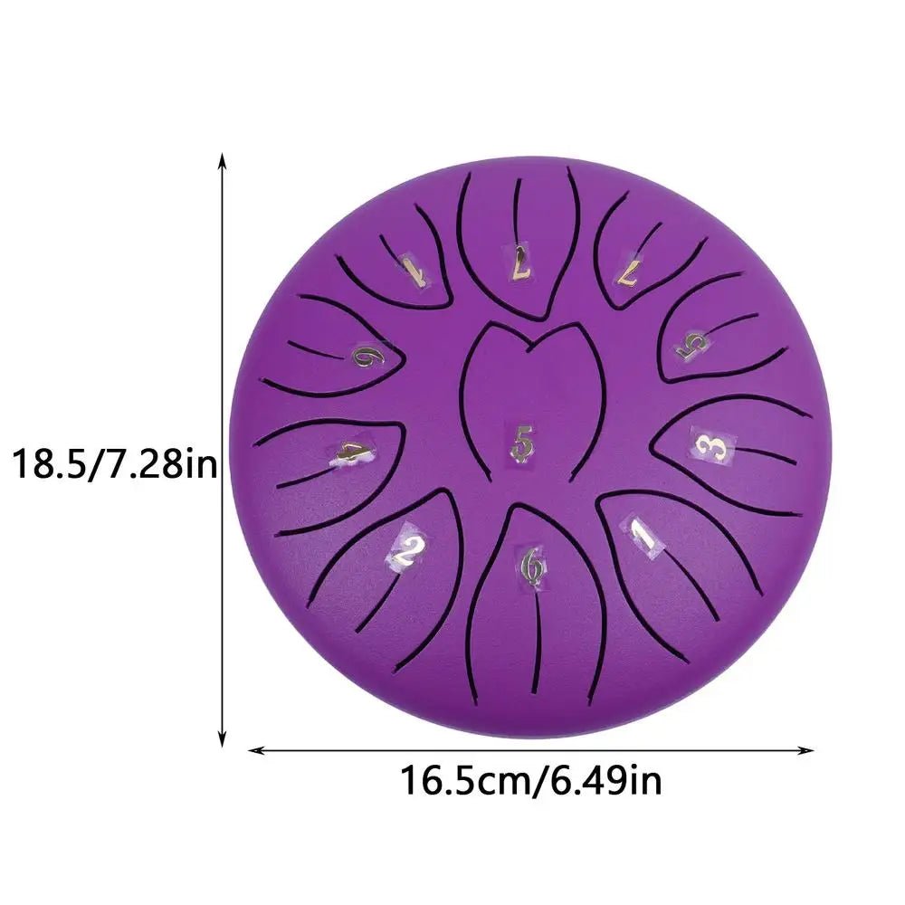 Rain Drum Instrument 6" 11 Notes Ethereal Hand Drum - Serenity Factory