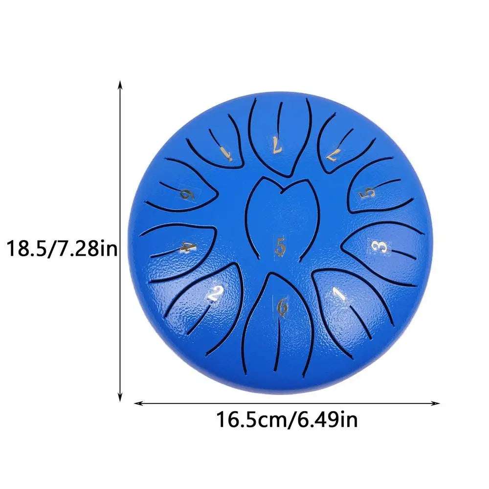 Rain Drum Instrument 6" 11 Notes Ethereal Hand Drum - Serenity Factory