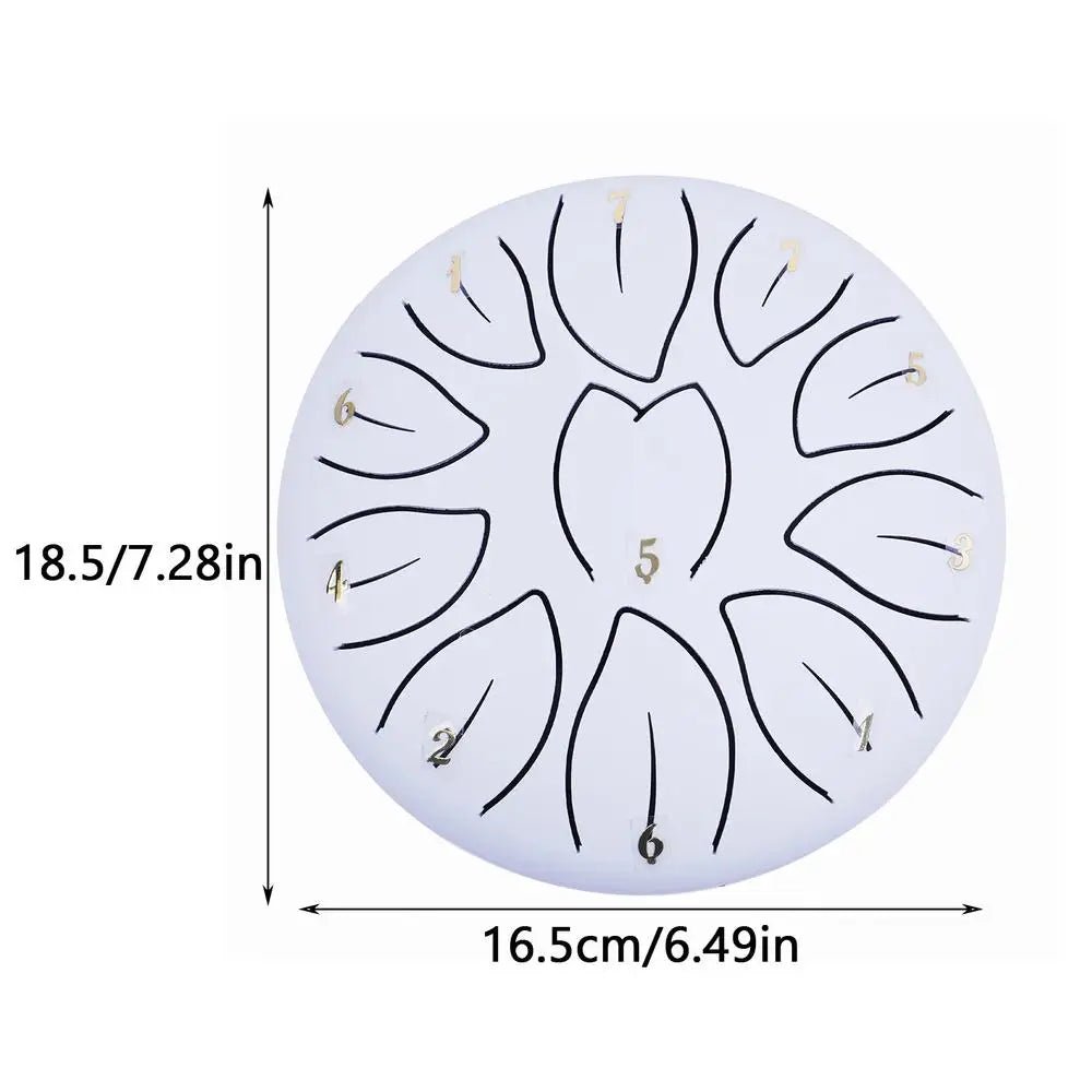 Rain Drum Instrument 6" 11 Notes Ethereal Hand Drum - Serenity Factory