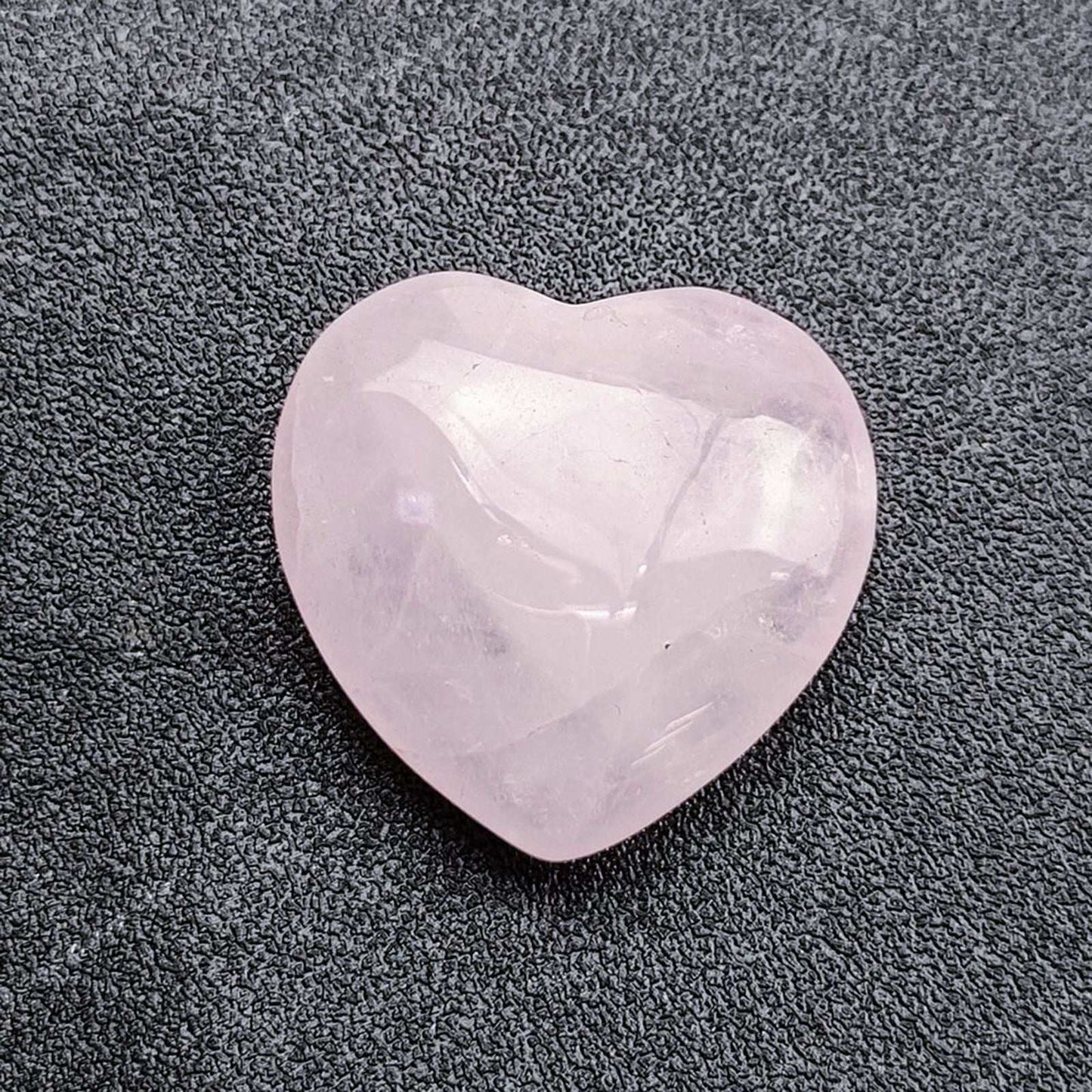 Rose Quartz Heart - Healing Stone with Love Energy - 3 sizes - Serenity Factory