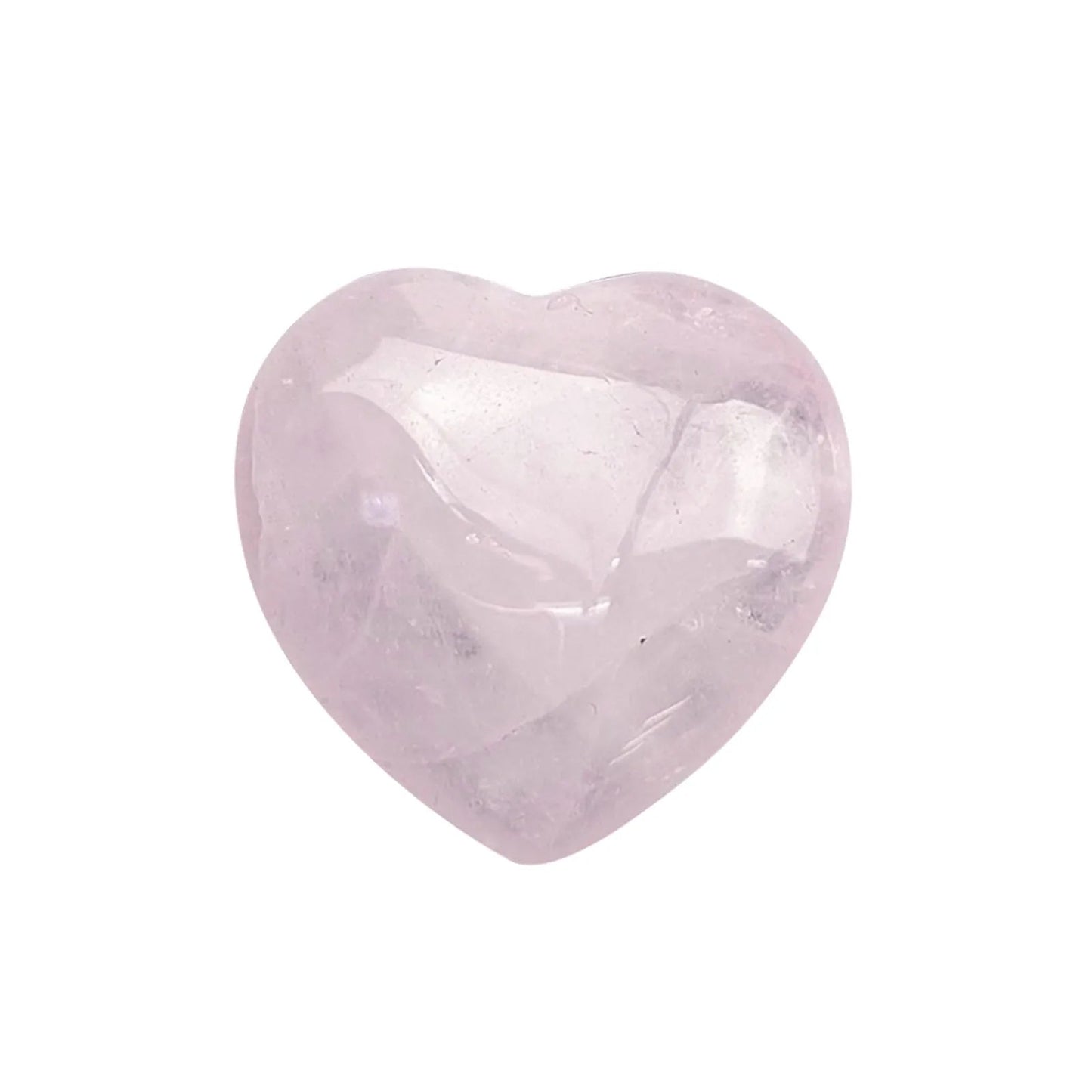 Rose Quartz Heart - Healing Stone with Love Energy - 3 sizes - Serenity Factory