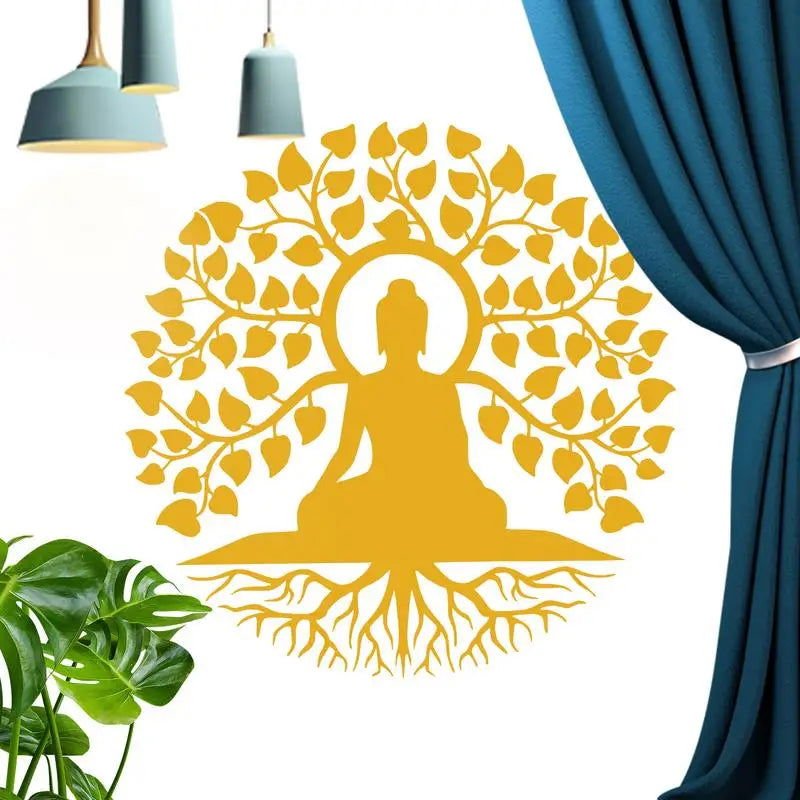 Serenity Buddha Under the Bodhi Tree Wall Art – Symbol of Enlightenment - Serenity Factory